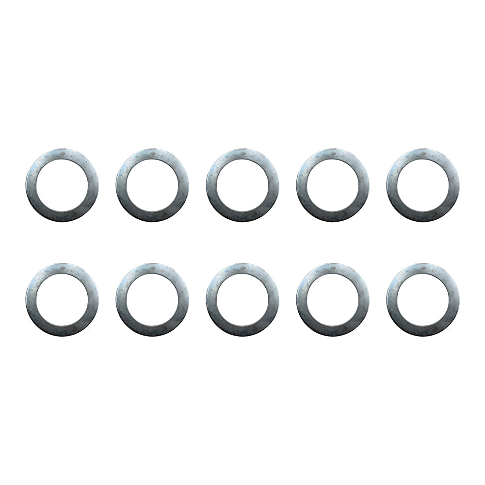 Ten New Bucket Pin Shim Washers 1.5 mm Set Of 10 Pcs. Fits JCB 819/00049