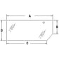Lower Rear Glass Fits Fiat Replaces 82000485
