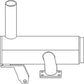 New Muffler 82009292 Fits Ford/New Holland 5640 6640 7740 Tractors