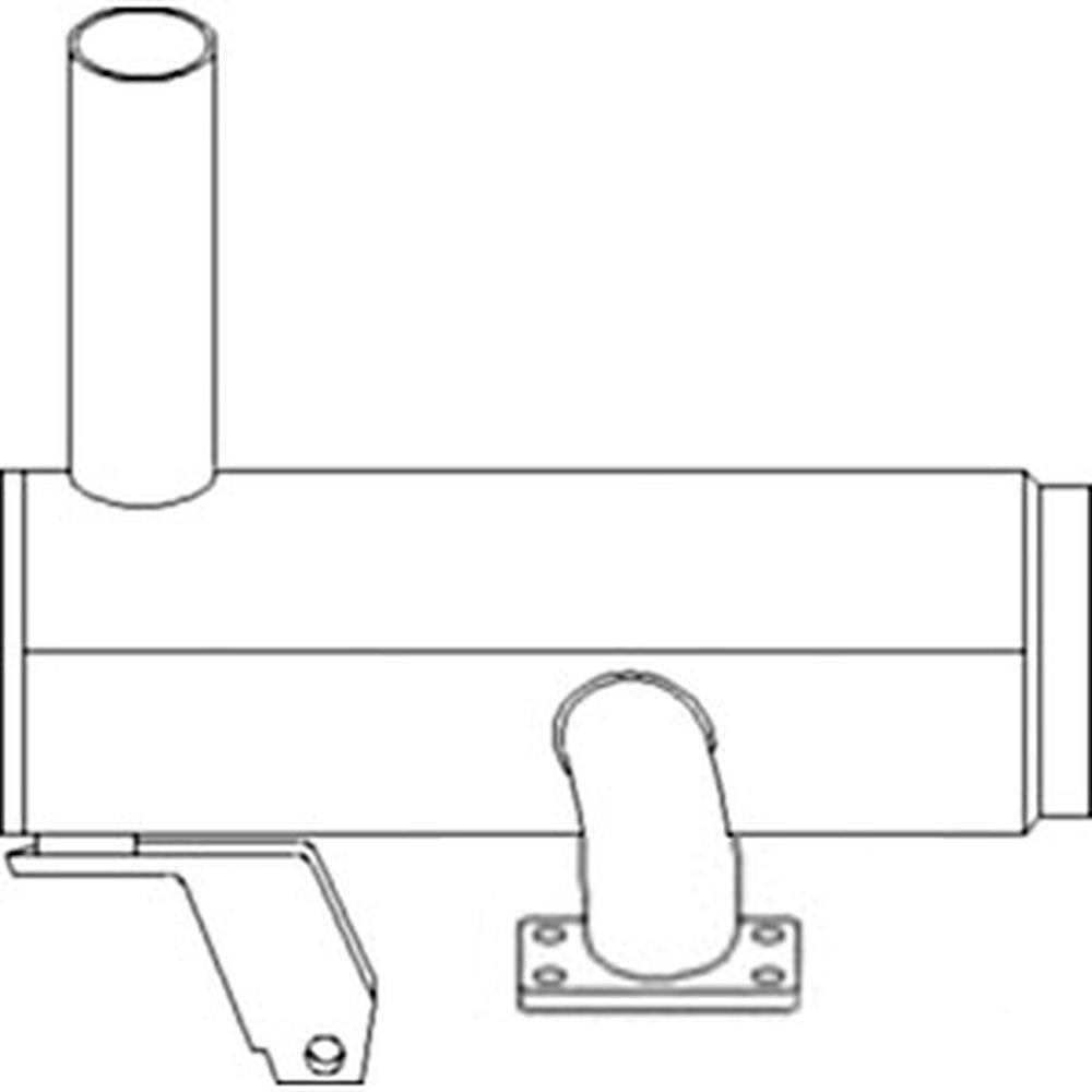 Muffler Fits Ford/New Holland Replaces 81871353