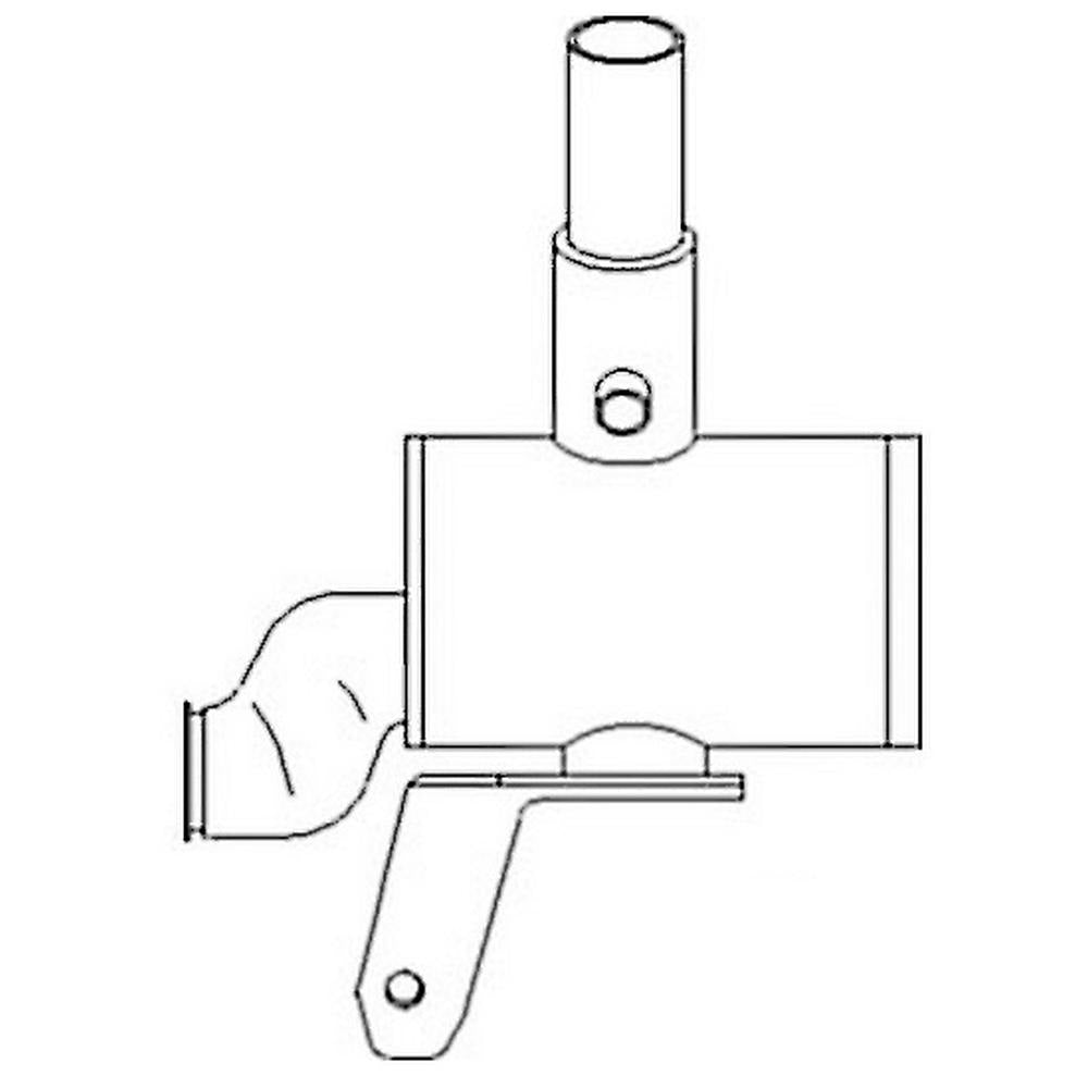 New Muffler Fits Ford/New Holland 7740 7740O Windrower 2550
