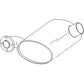 New Muffler Fits Ford/New Holland TM150 82010811, 87344289