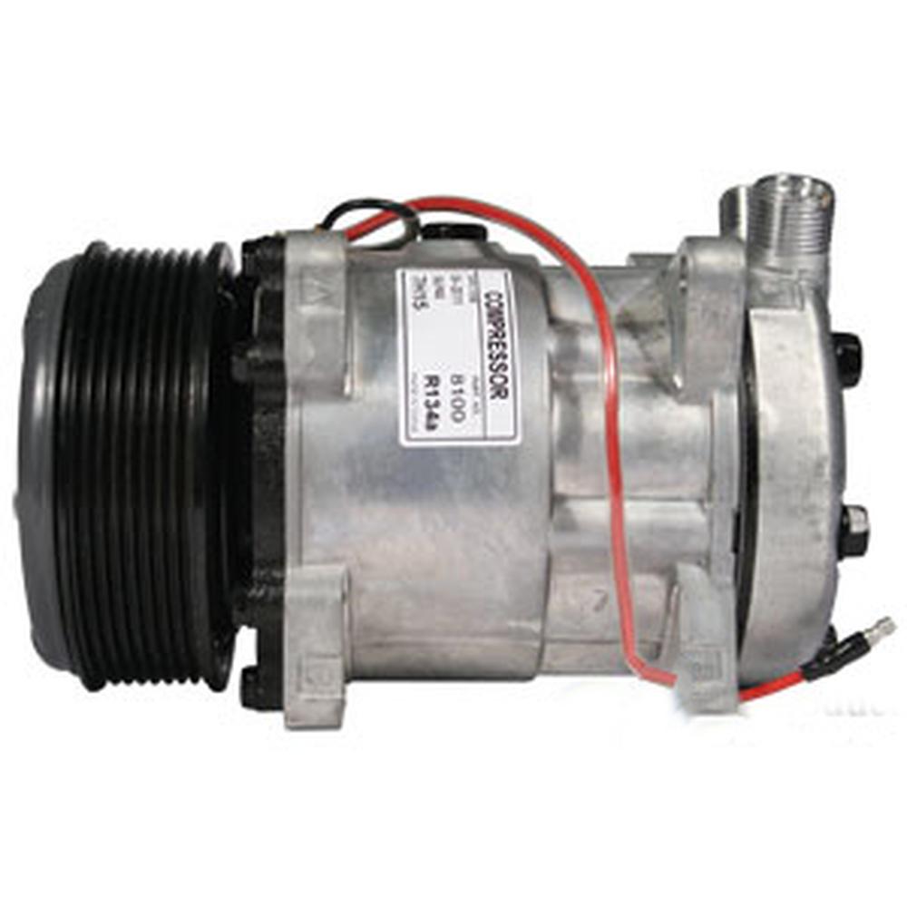 Sanden Compressor w/ Clutch Fits Ford/New Holland Replaces 82008689