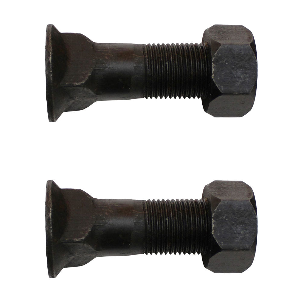 Qty 2: Plough Bolt - Fine Thread Fits JCB Replaces 826-00303