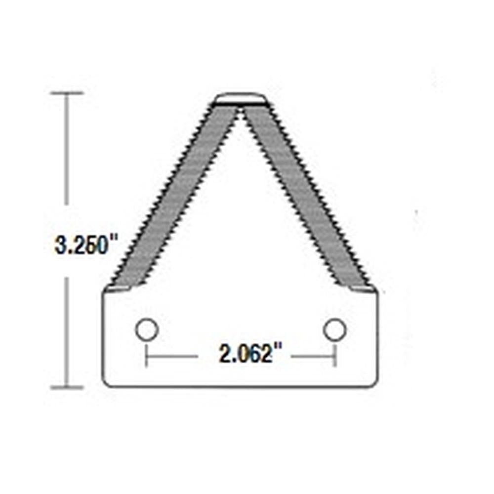 Black Heavy Smooth Sickle Section Fits Case/International Harvester Models