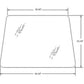 Front Windshield Glass Fits Ford New Holland Models 82848332