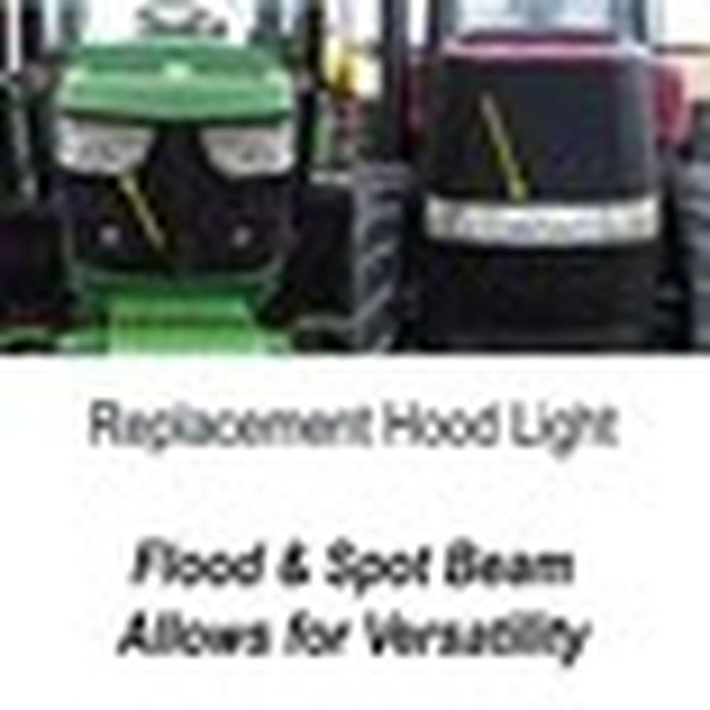 8302212 JW Speaker LED Flood Beam Hood Light, 2450 Lumens Fits Steiger