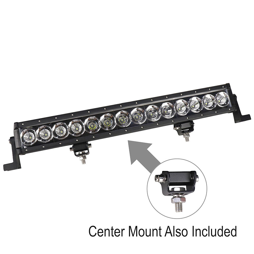 23" Flood Beam LED Light Bar, 11200 Lumens
