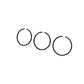 Qty 3: Hydraulic Piston Ring Fits Massey Ferguson Replaces 184447M1