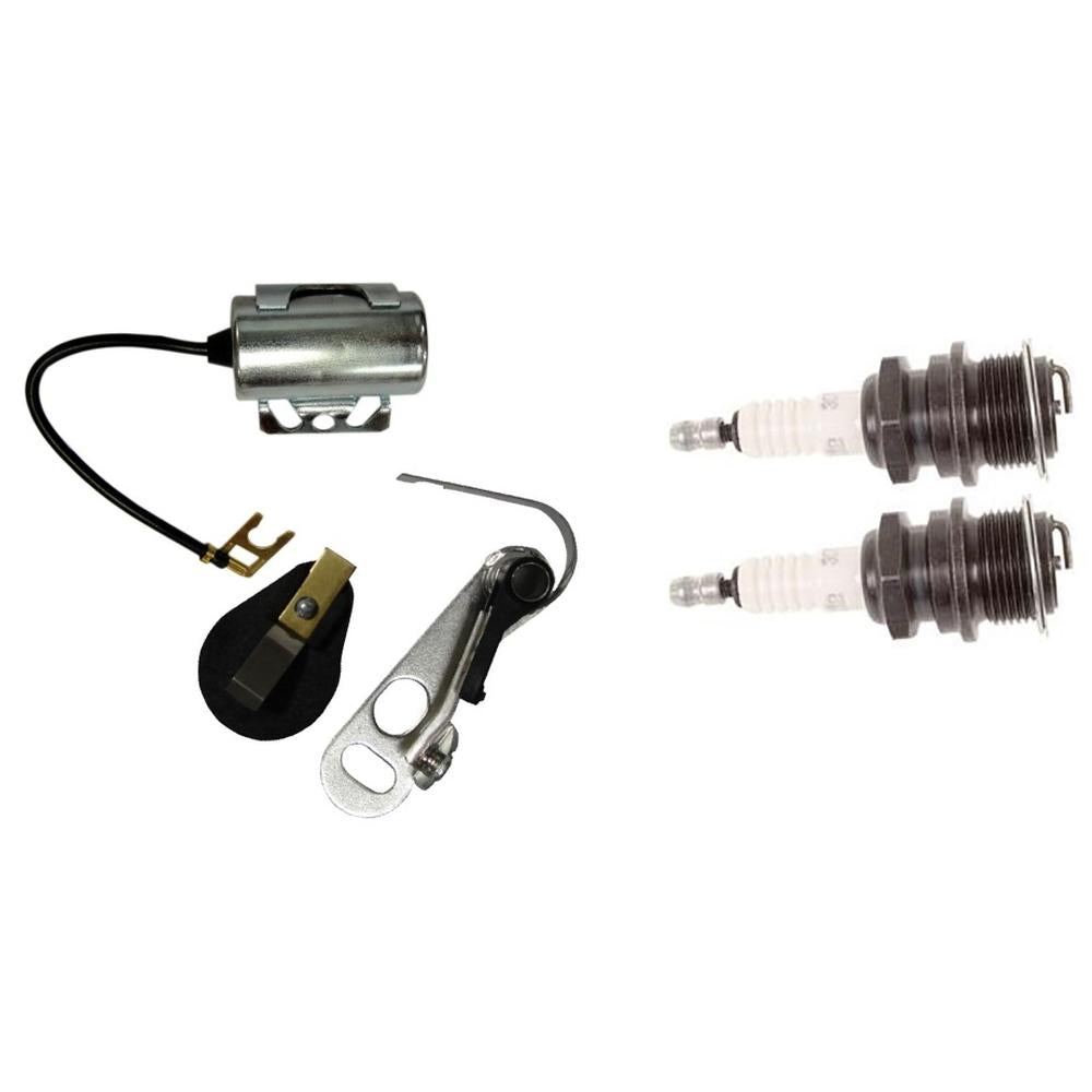 Ign kit inc. points cond rotor 2 spark plugs Fits John Deere 3010 40 4010 430