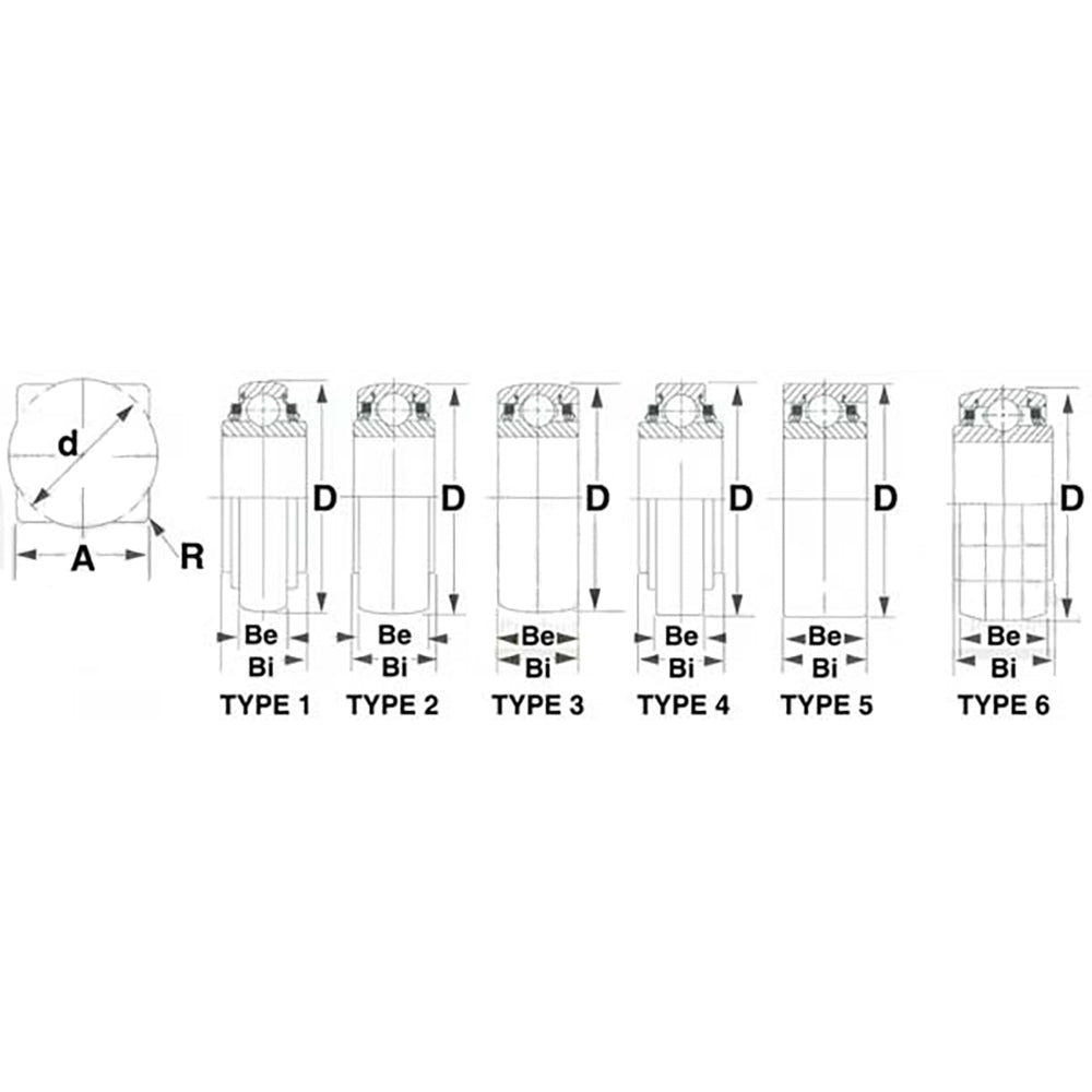 Disc Bearing Fits Ford/New Holland Replaces MULCB112SG