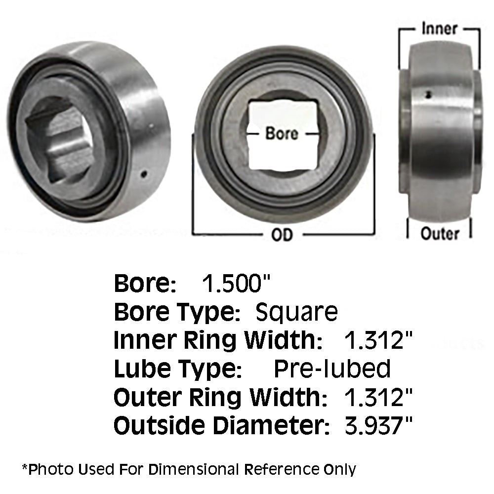 Disc Bearing Fits Ford/New Holland Replaces MULCB112SG
