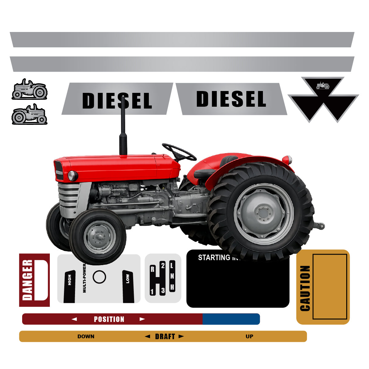 Complete Decal Set Fits Ransome
