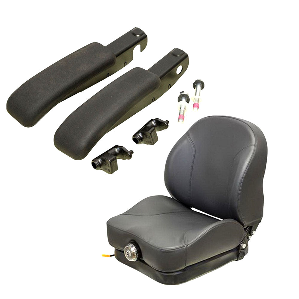 Gray Uni Pro Suspension Seat Fits Exmark Front Runner Lazer Z Fits John Deere