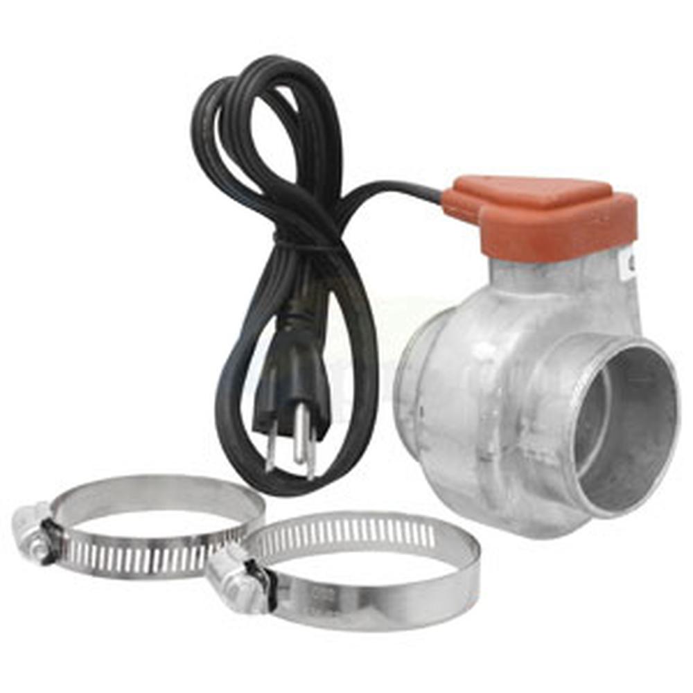 R8166 KATS Lower Radiator Hose Heater, 2" - Fits IH / Fits FARMALL