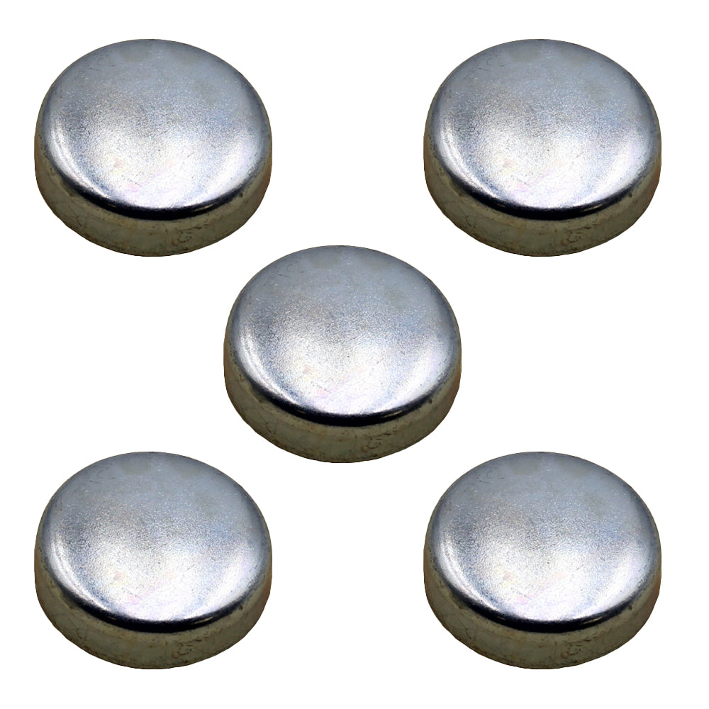 Set of 5 Cylinder Block Freeze Plugs 1.13" Diameter Fits Ford 550 555 555A 555B