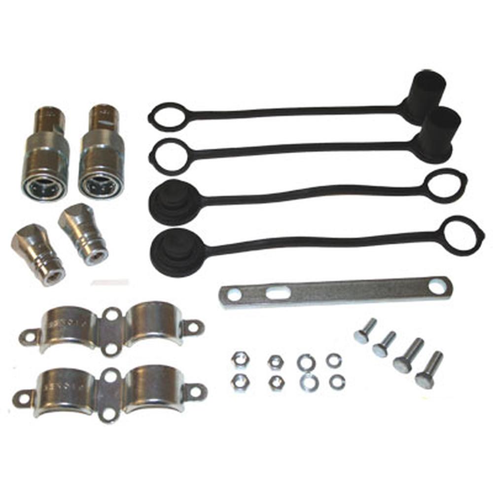85004 New Hydraulic Coupler Kit Break-Away Clamp (One-hand Connect / Disconnect)