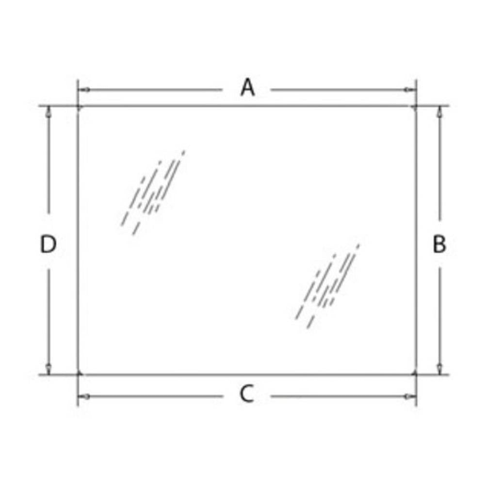 Cab Glass - Windshield Fits New Holland Fits Ford 655E 575E 655 555 555E 675E