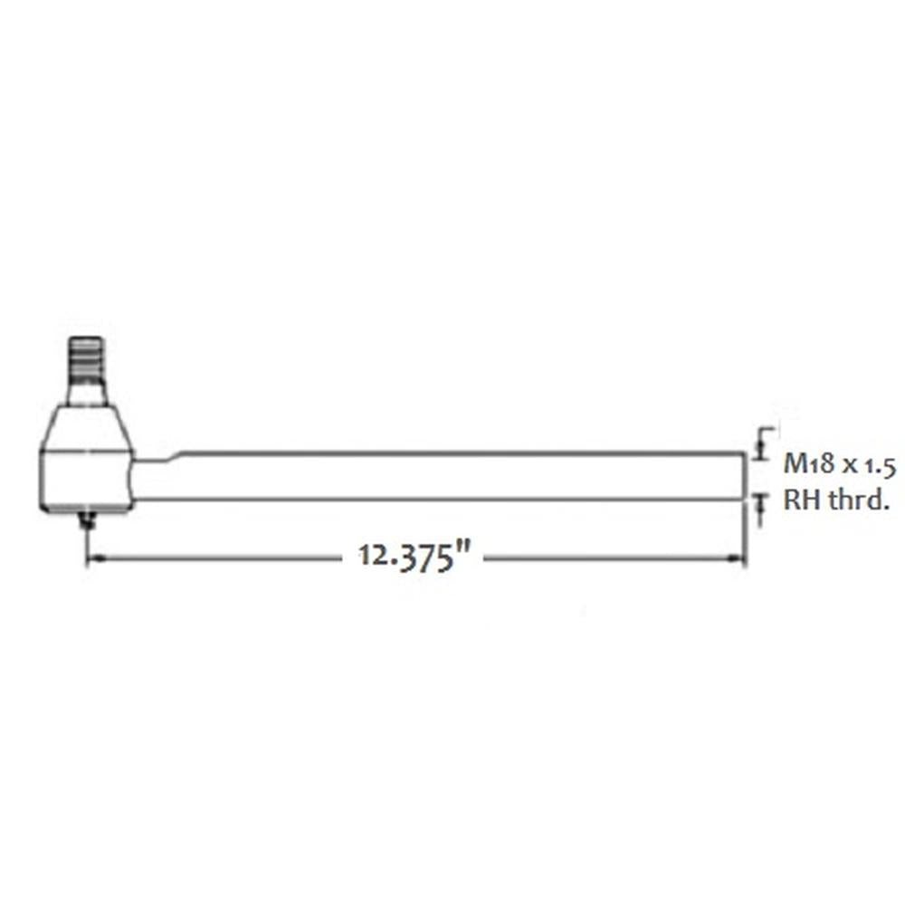 Tie Rod Fits New Holland LB75 LB90 LB90 LB75B LB110 Fits Ford 555E 575E 655E 675