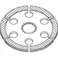 86014786 New Brake Disc Fits Ford NH Tractor 8770 8770A 8870 8870A 8970 +