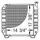 Radiator Fits Ford/New Holland Replaces 86400443