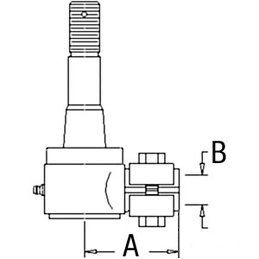 86502995 Cylinder End Fits Ford NH 8670 8770 8870 8970 8670A 8770A