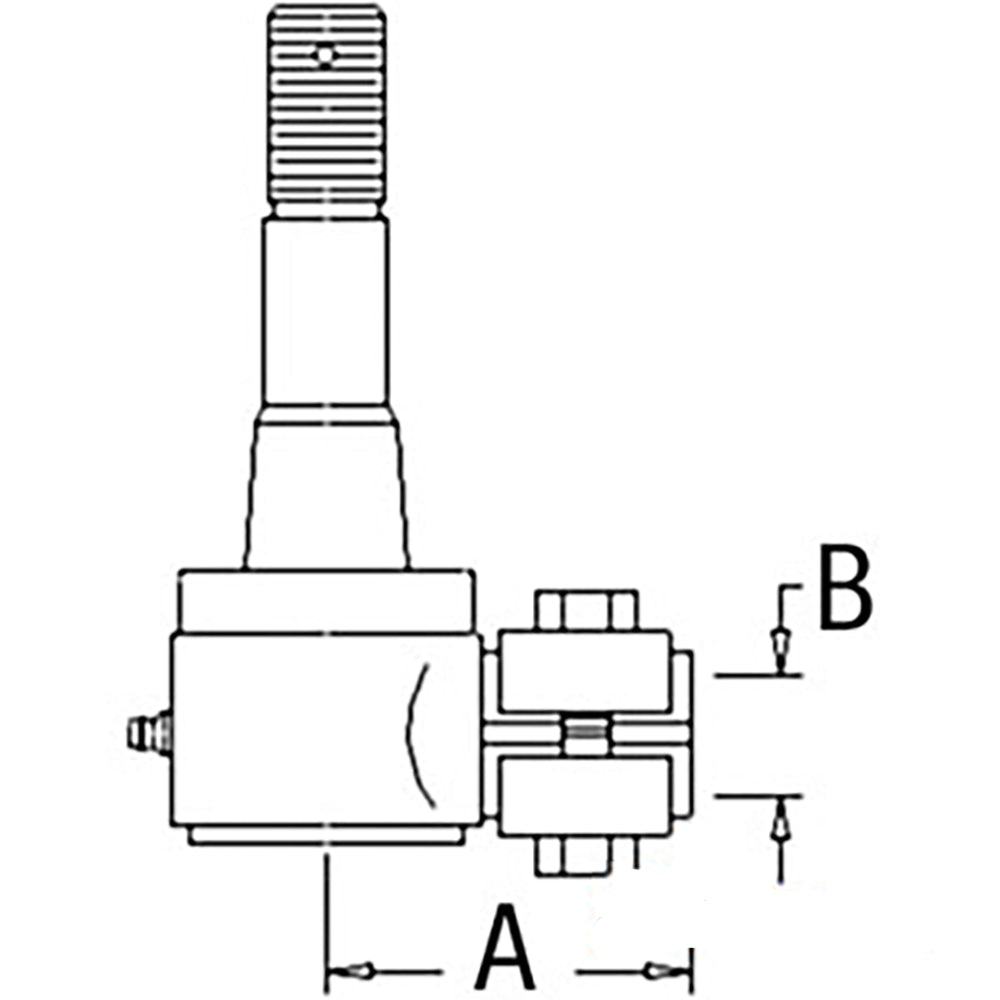Cylinder End Fits New Holland Replaces 86502995