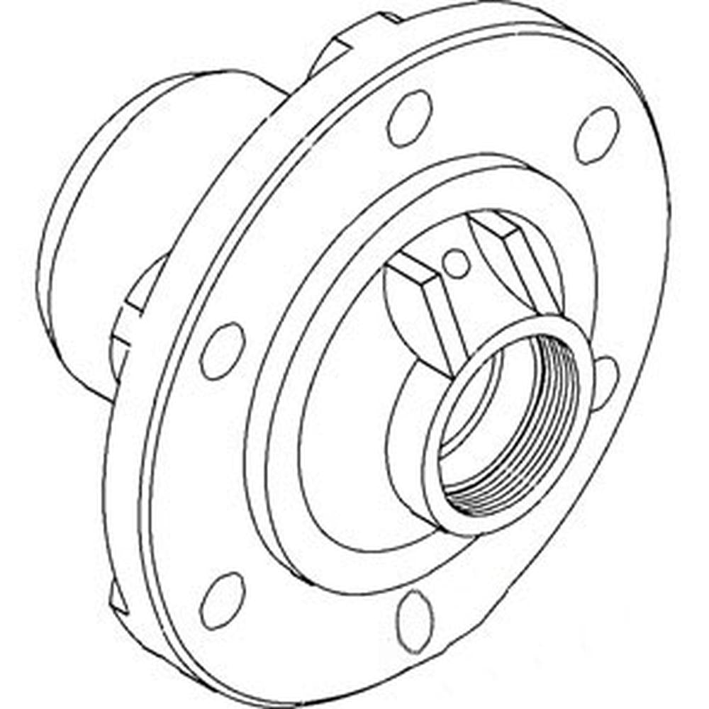 Front Wheel Hub w/o Bearing Fits Ford/New Holland Replaces D5NN1104A