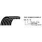 K-Poly V-Belt Fits Ford/New Holland Replaces 82850752