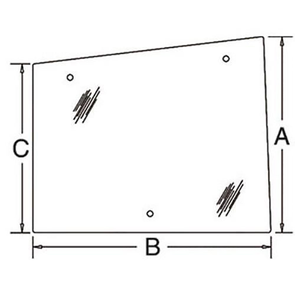 A-86521435-AI Glass, Side (RH) - Hinged