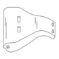 Seat Hinge without Bolt Fits Ford/New Holland Replaces NCA436A-W/OBOLT