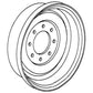 Brake Drum Fits Ford/New Holland Replaces 86533415