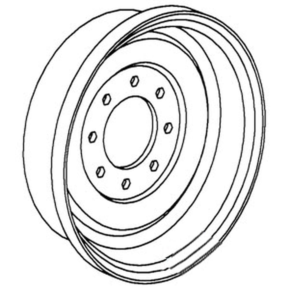 Brake Drum Fits Ford/New Holland Replaces 86533415