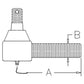 86984112 New Tie Rod End Fits Case-IH Combine Models 2366 2377 2388