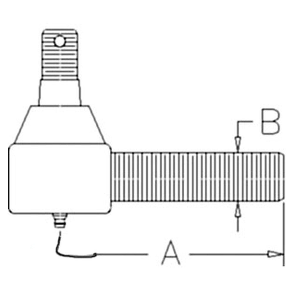 86984112 New Tie Rod End Fits Case-IH Combine Models 2366 2377 2388