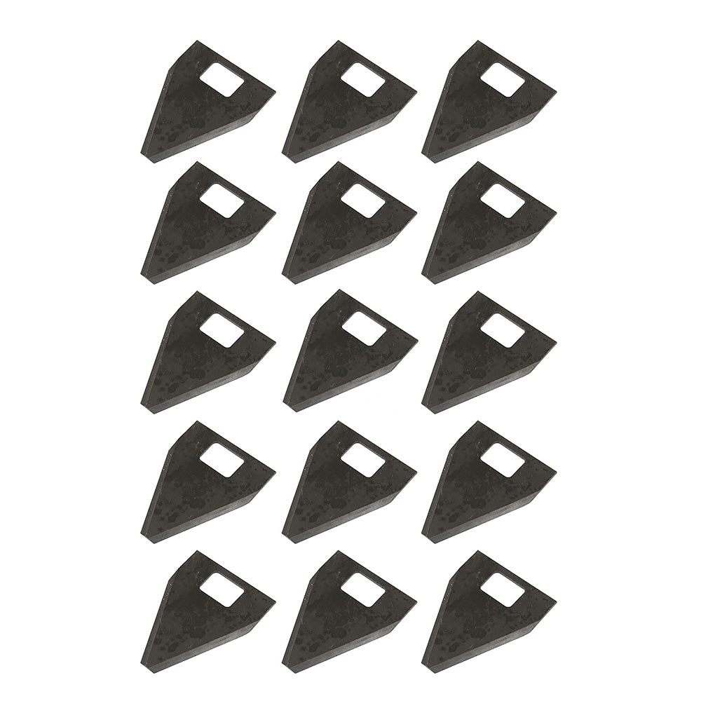 87106692 Pack of 15 Knife Sections Fits Case IH Straw Chopper 7010 7120 8010 812