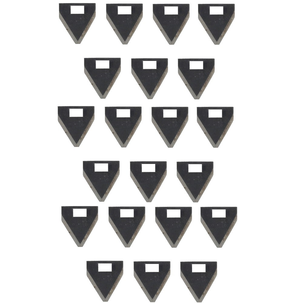 87106692 Set of (21) Straw Chopper Knife Sections For Case/IH Combine 9120 8250+