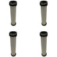 Qty 4: Inner and Outer Air Filters Fits Komatsu Replaces 119808-12520