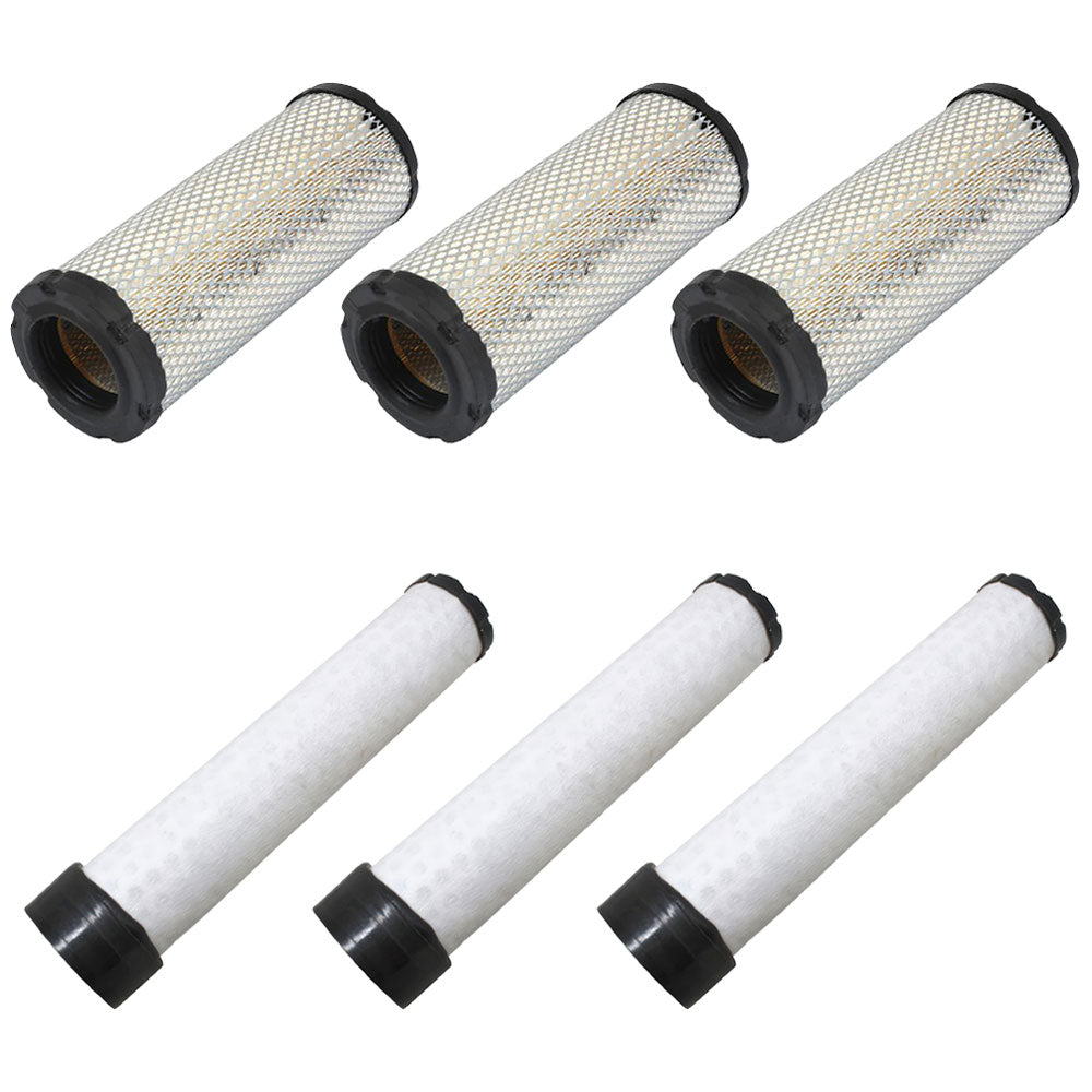 Qty 3: Inner and Outer Air Filters Fits Skyjack Replaces 00181071