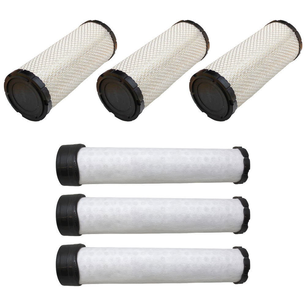 Qty 3: Inner and Outer Air Filters Fits Jacobsen Replaces 0162184