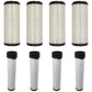 Qty 4: Inner and Outer Air Filters Fits Toro Replaces 103-1326