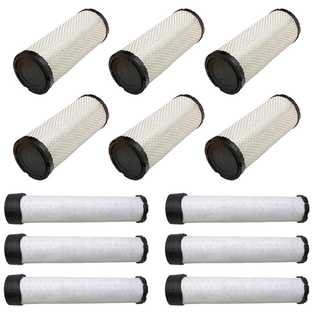 42036075 Qty 6: Inner and Outer Air Filters Fits Case/International Harvester