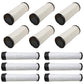 Qty 6: Inner and Outer Air Filters Fits Caterpillar Replaces 121-3661
