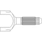 WN-87302539-PEX Auger, Loading, Yoke Shaft Fits International/CaseIH 1660 1666