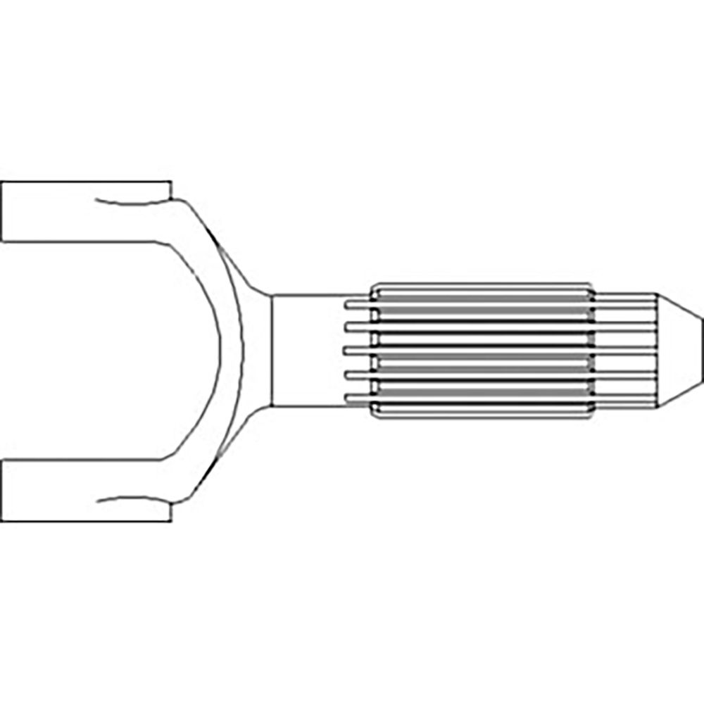 87302539 Inclined Delivery Auger Yoke Shaft Fits Case-IH Combies