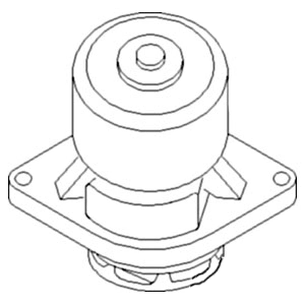 WN-87308650-PEX Pump, Water Fits Ford/New Holland CR9040 CR9060 TG215 TG245