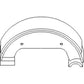 Brake Shoes Fits Ford 1700 1910 1900 SBA328100060 (Set of 2)