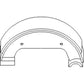 Brake Shoes Fits Ford 1700 1910 1900 SBA328100060 (Set of 2)