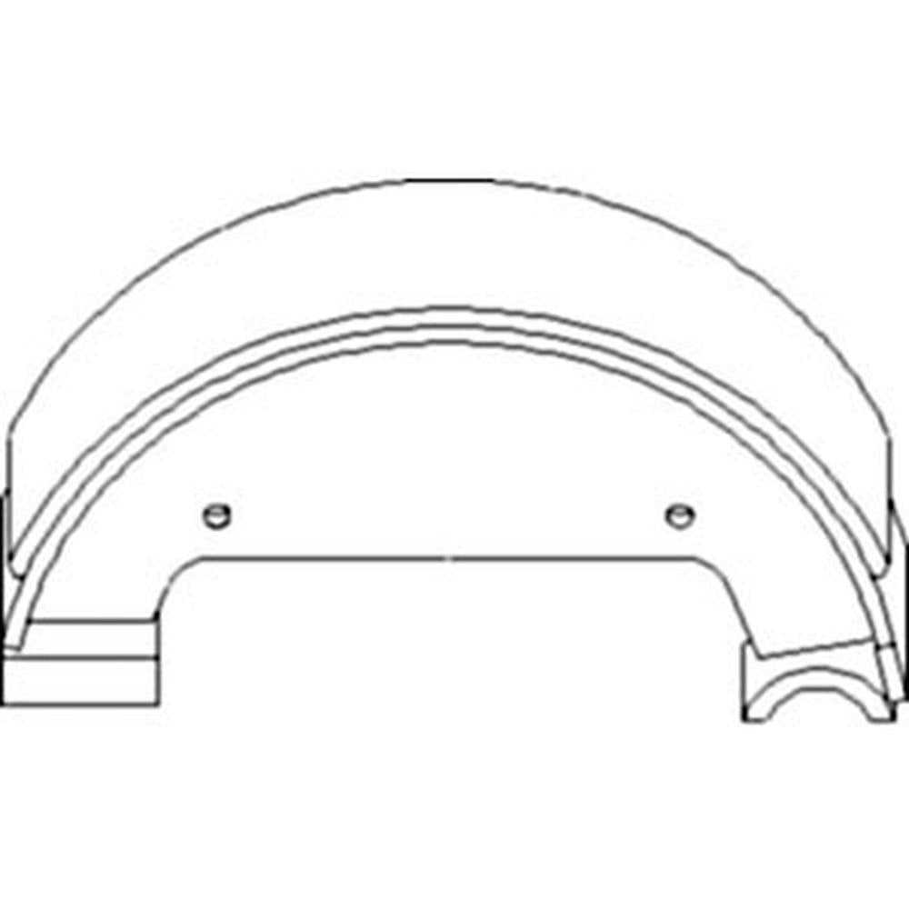Pair of Brake Shoes Fits Ford/New Holland Replaces SBA328100041