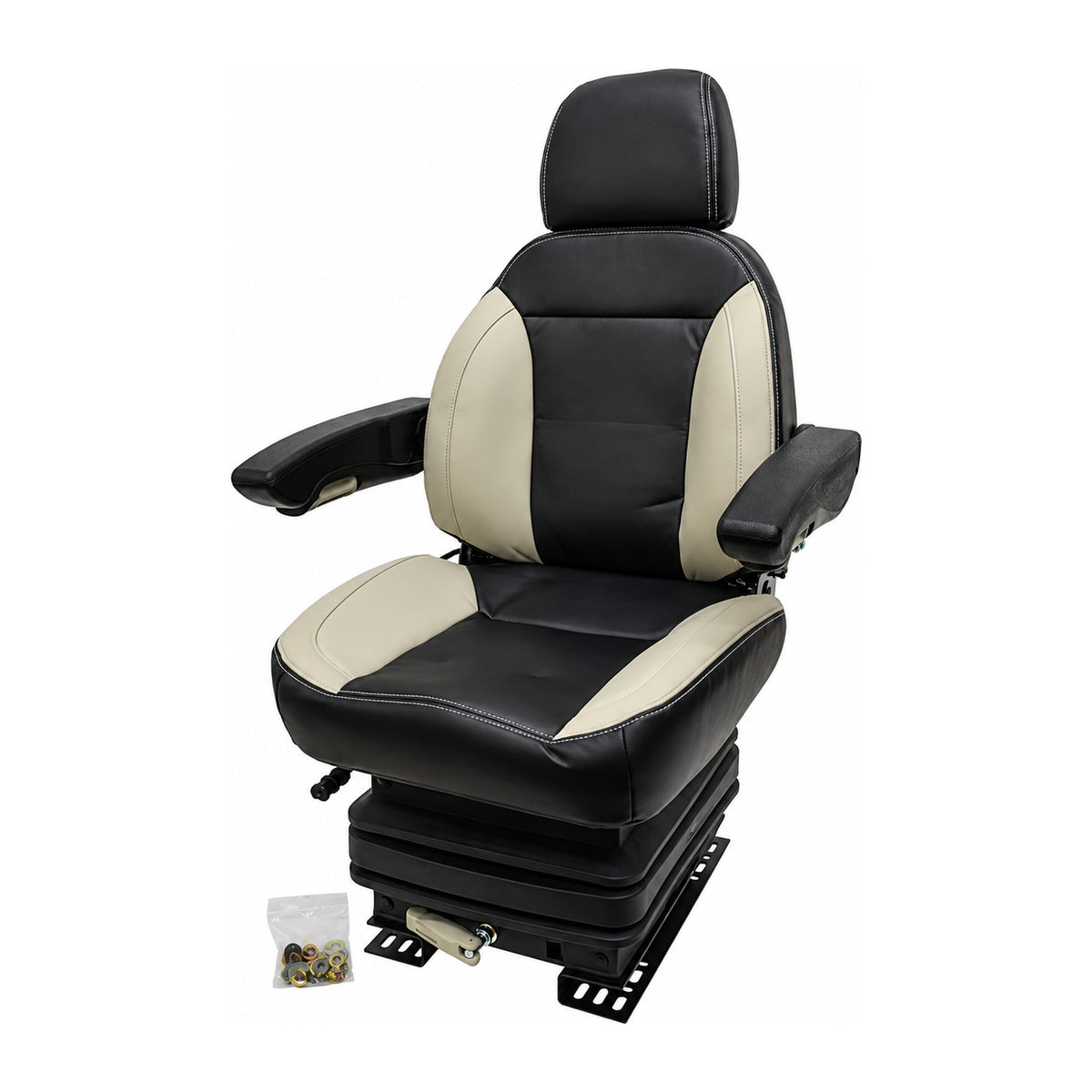 87344650-E Vinyl Economy Seat Fits Case Excavator CX130 CX160 CX210 CX240 CX290